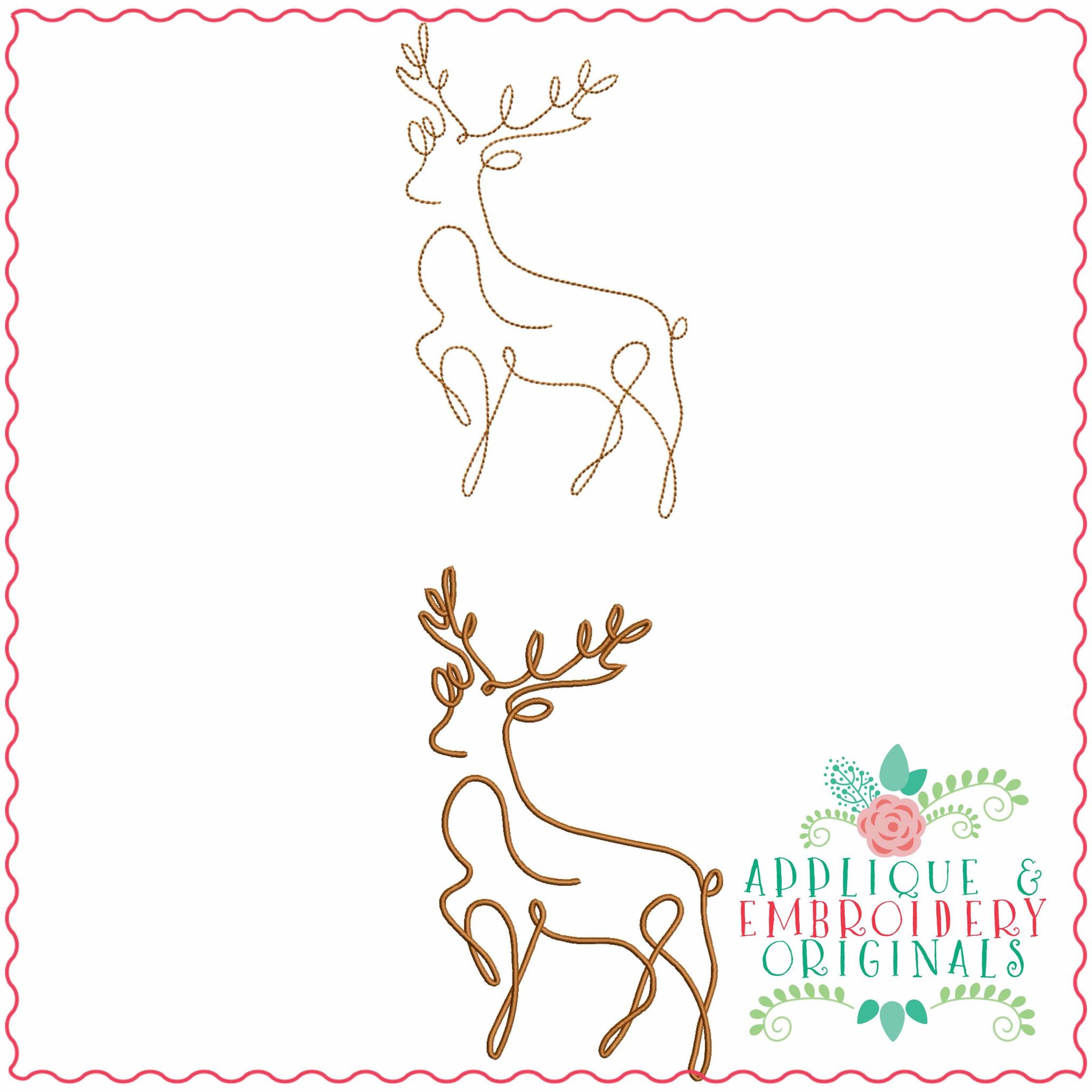 AEO 4025 Deer Line Art 8