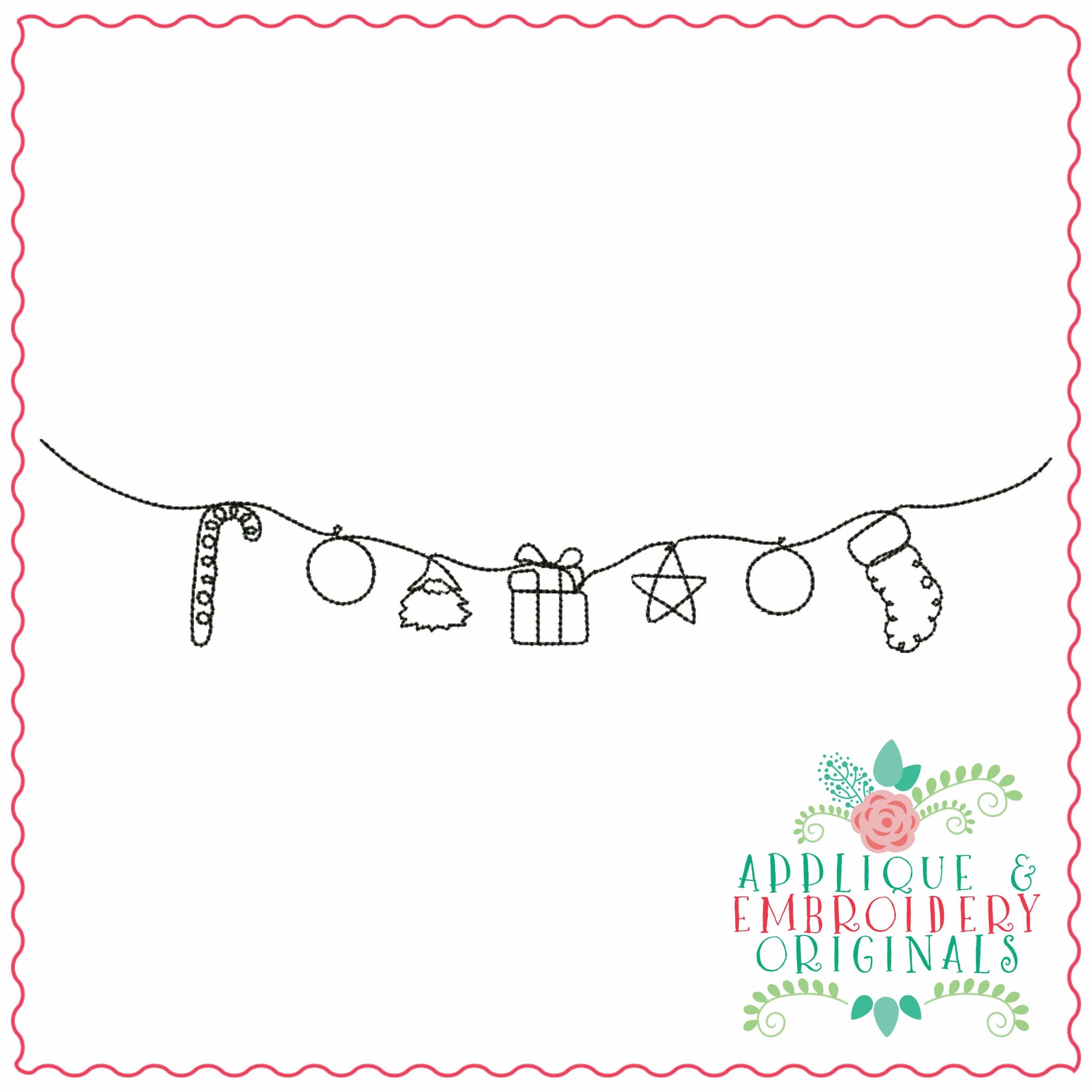 AEO 4045 Christmas Garland Image