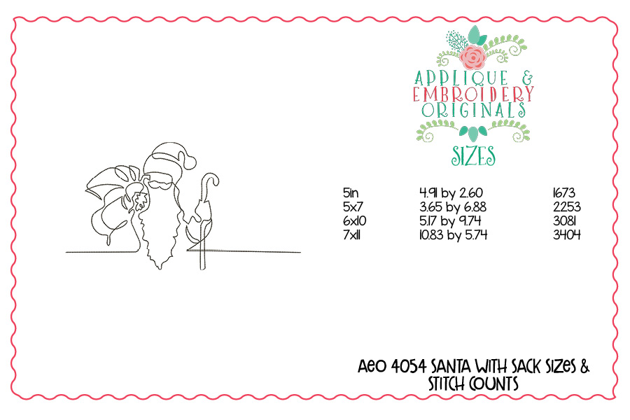 AEO 4054 Santa with Sack Image 2