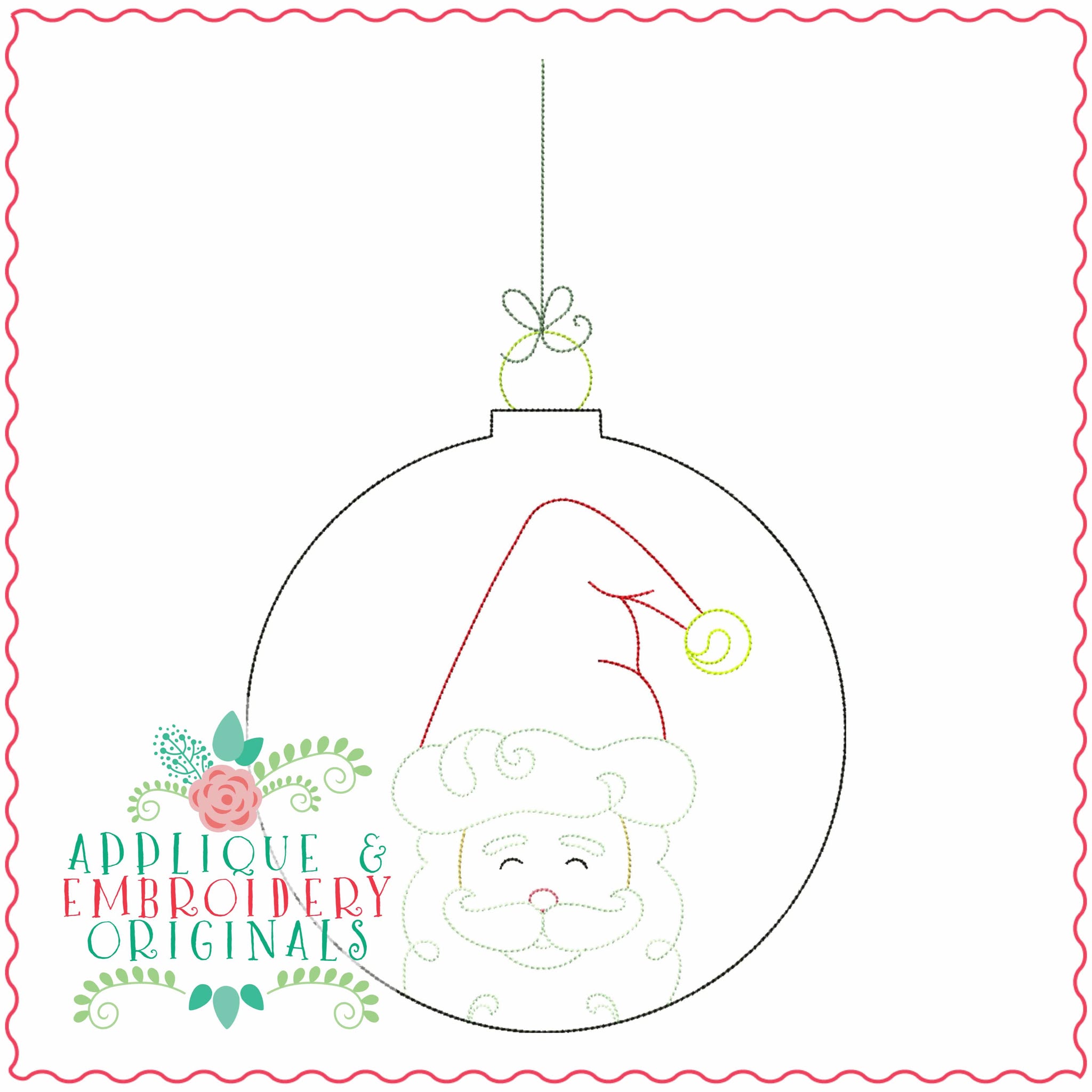 AEO 4060 Santa Ornament Image 2