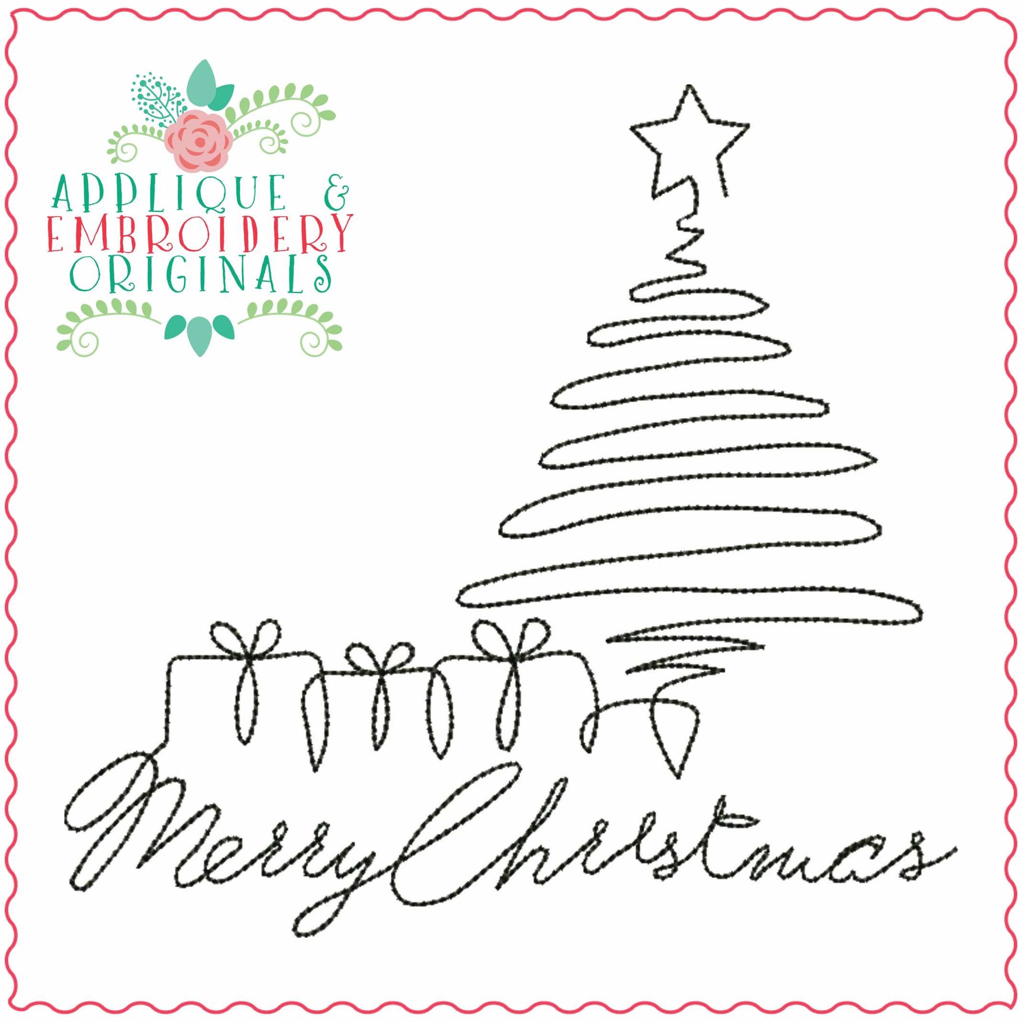 AEO 4068 Tree Merry Christmas Image