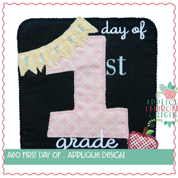 AEO 407 First Day of Applique Design