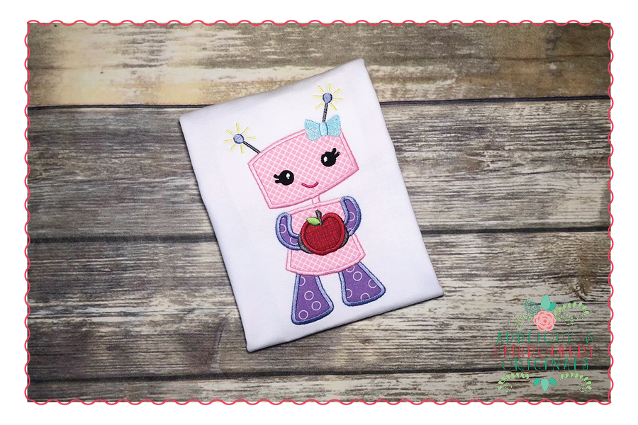 AEO 413 Robot Girl with Apple