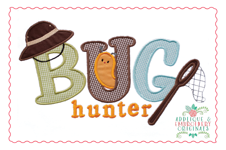 AEO 418 Bug Hunter Applique Design