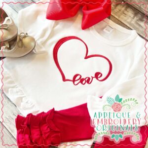 4225 Heart 9 Embroidery Design