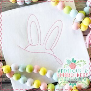 4255 Easter Line Art 4 Embroidery Design