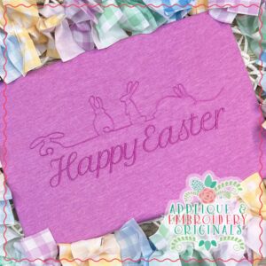 4256 Easter Line Art 5 Embroidery Design