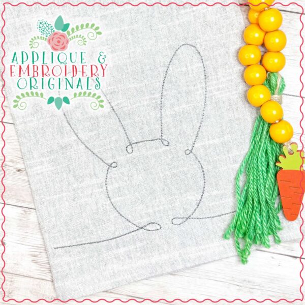 4258 Easter Line Art 7 Embroidery Design