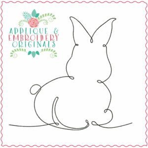 4262 Easter Line Art 11 Embroidery Design