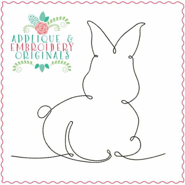 4262 Easter Line Art 11 Embroidery Design