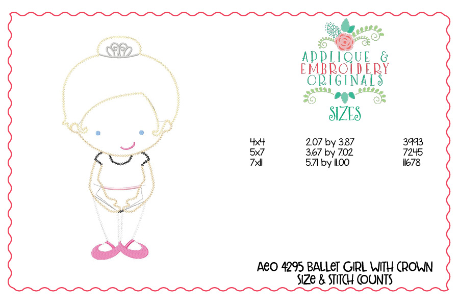 AEO 4295 Ballerina with Crown Imae