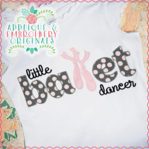 4296 Ballet Word Applique Design