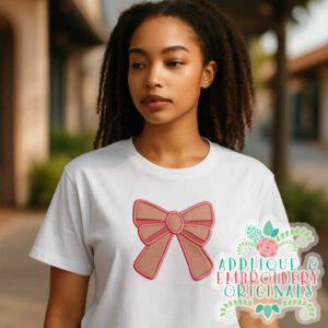 4325 Bow 5 Filled Embroidery Design