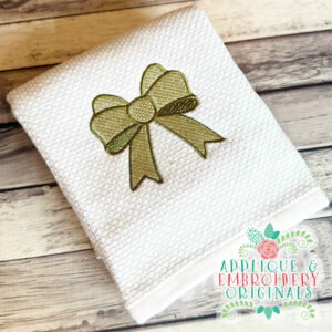 4326 Bow 6 Filled Embroidery Design