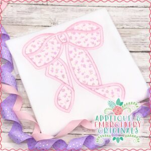 4327 Basic Bow Applique Design