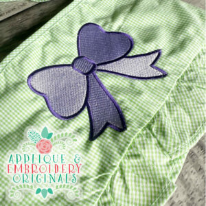 4327 Bow 7 Filled Embroidery Design