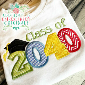 4351 Class of 2040 Applique Design