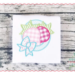 462 Double Strawberry Cute Applique Design