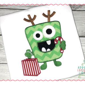 473 Festive Monster Applique Design