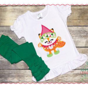 474 Foxy Elf Applique Design