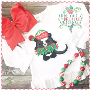 478 Joyful Skunk Applique Design