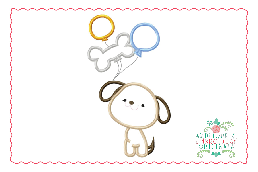 AEO 505 Birthday Pup with Balloons 1