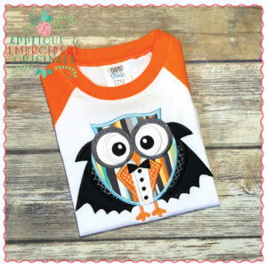 618 Count Owl-cula Dracula Applique Design