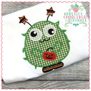 630 Trick or Treat Monster Applique Design