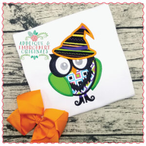 643 Witchy Owl Applique Design