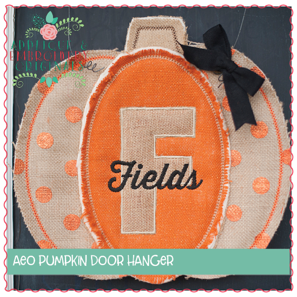 AEO 650 Pumpkin Door Hanger 1