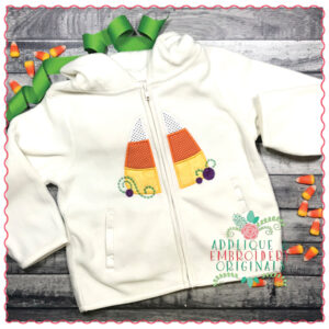 675 Split Candy Corn Applique Design