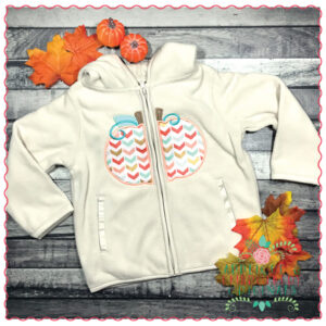 679 Split Pumpkin Applique Design