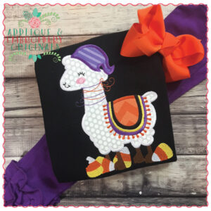687 Llama Candy Corn Applique Design