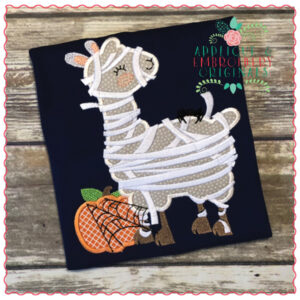 688 Llama Mummy Applique Design