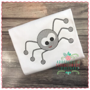 695 Spider Boy Quick Sketch Embroidery Design