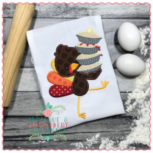 739 Turkey Pies Applique Design