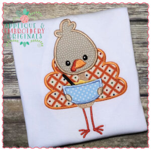 740 Turkey Bowl Applique Design