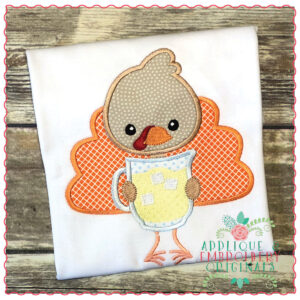 741 Turkey Lemonade Applique Design