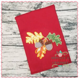 744 Acorn and Leaves Applique Design