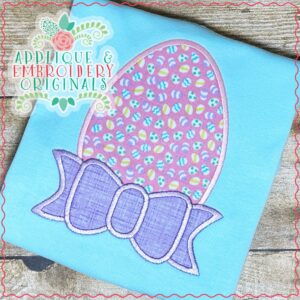 924 Bow Egg All-In-One Applique Design