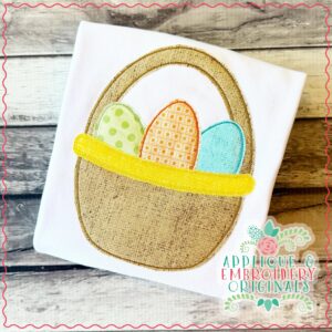 959 Easter Basket 2 Applique Design