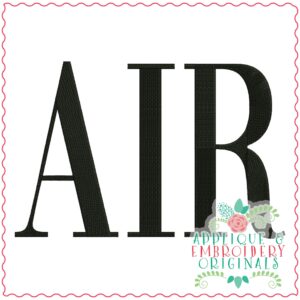 3637 AIR Embroidery Design