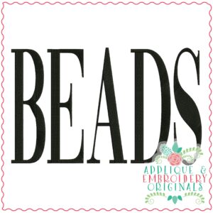3677 BEADS Embroidery Design