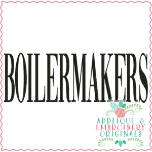 3439 Boilermakers Embroidery Design