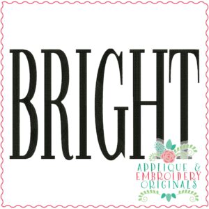 3452 Bright Embroidery Design