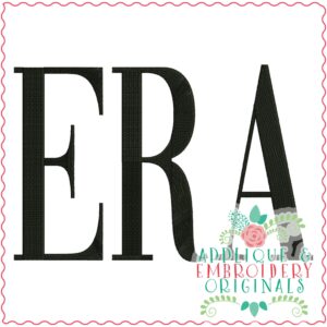 3699 ERA Embroidery Design