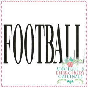 3500 FOOTBALL Embroidery Design