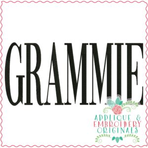 3427 Grammie Embroidery Design