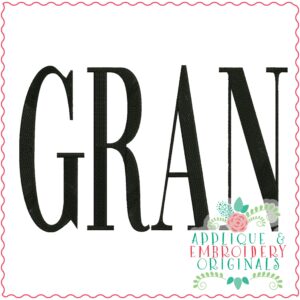 3428 Gran Embroidery Design