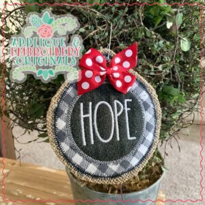 2157 Hope Ornament In-The-Hoop Designs